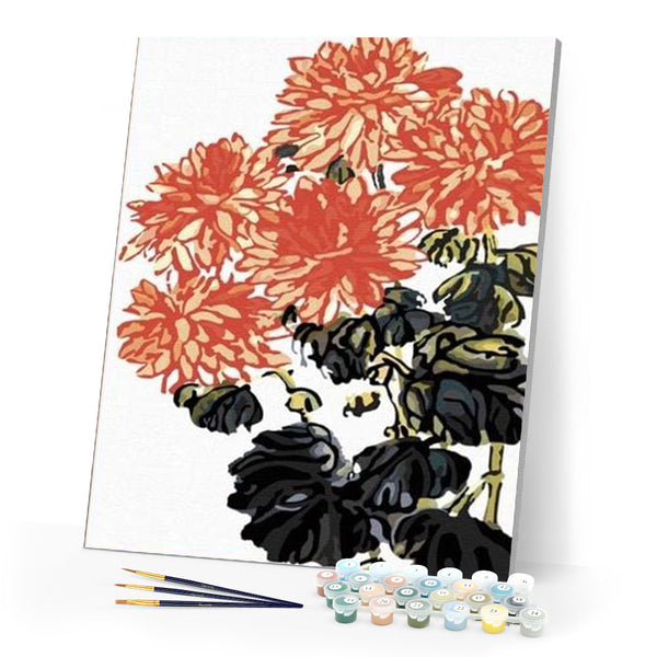 paint by numbers | Abstract Flowers | easy flowers | FiguredArt