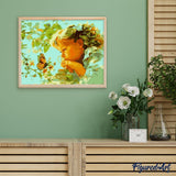 paint by numbers | Little Girl and Butterfly | animals butterflies easy portrait | FiguredArt