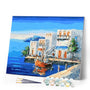 paint by numbers | Coastal House | easy landscapes ships and boats | FiguredArt