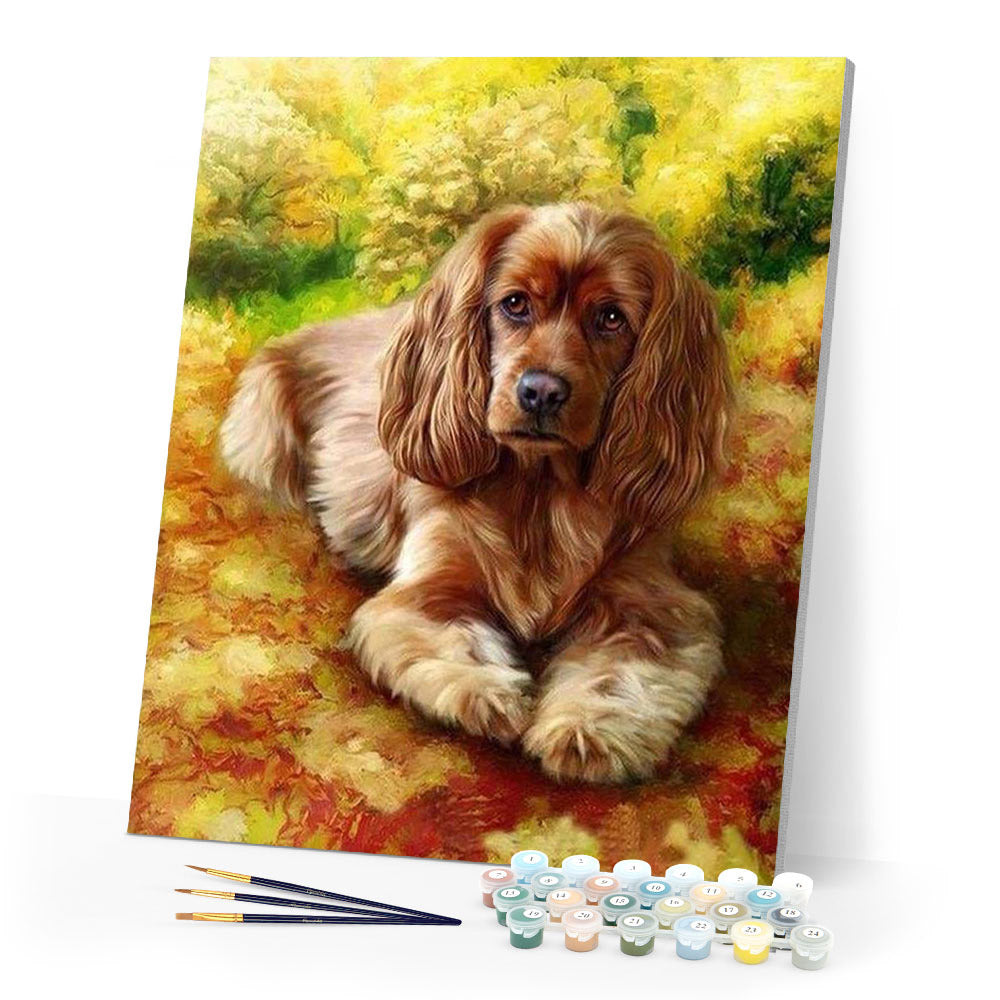 paint by numbers | Golden Retriever | advanced animals dogs | FiguredArt