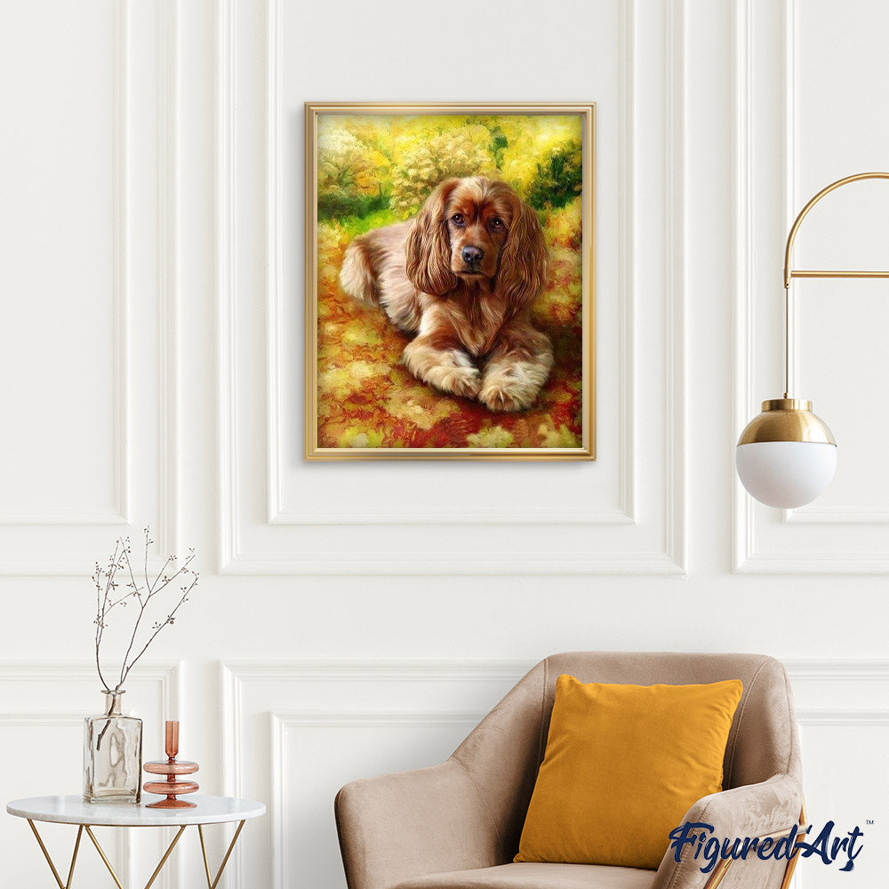 paint by numbers | Golden Retriever | advanced animals dogs | FiguredArt