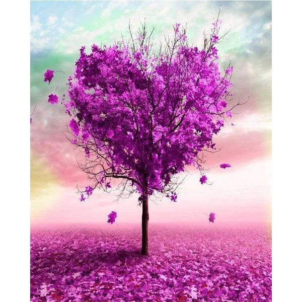 paint by numbers | Tree Heart | advanced flowers trees | FiguredArt