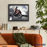 paint by numbers | Riding a motorcycle | cars and motos intermediate | FiguredArt