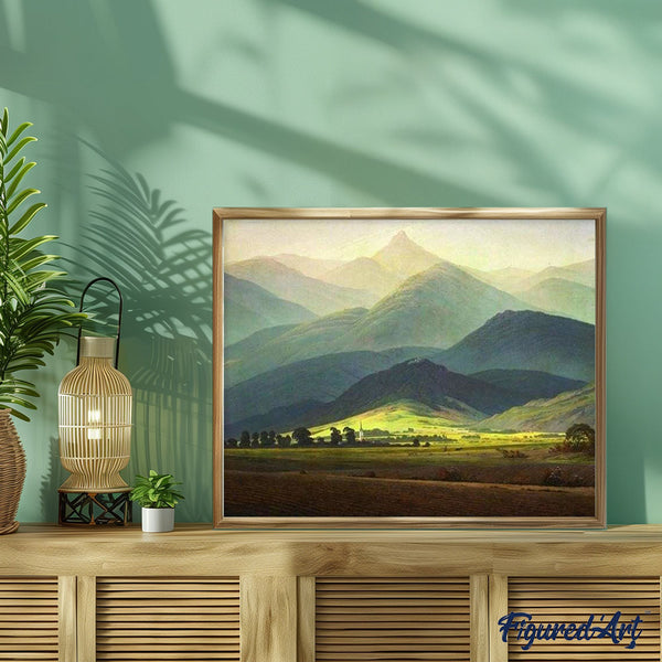 paint by numbers | Giant Mountains | advanced landscapes mountains | FiguredArt