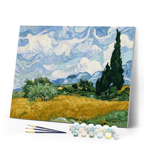 paint by numbers | Van Gogh - Heaven | famous paintings intermediate landscapes van gogh | FiguredArt