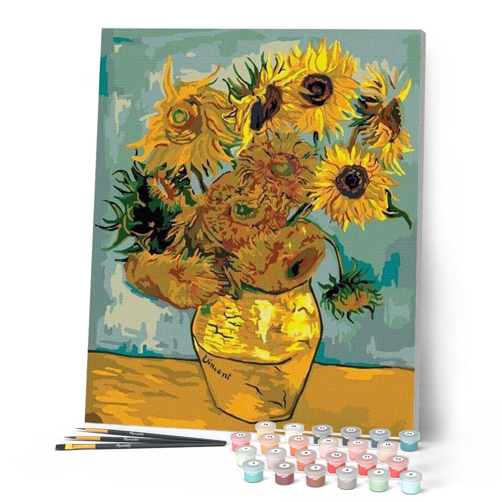 Paint by numbers - Van Gogh - Sunflowers – Figured'Art