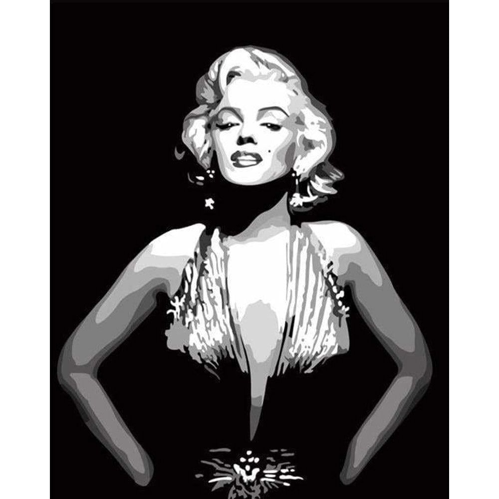 paint by numbers | Marilyn Monroe | easy portrait | FiguredArt