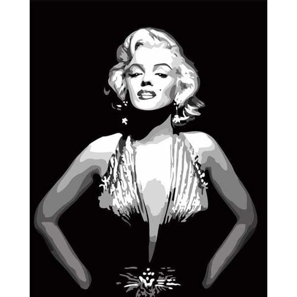 paint by numbers | Marilyn Monroe | easy portrait | FiguredArt