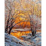 paint by numbers | Fresh Air in Winter Forest | advanced landscapes | FiguredArt