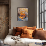 paint by numbers | Fresh Air in Winter Forest | advanced landscapes | FiguredArt