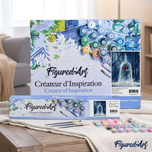 Load image into Gallery viewer, paint by numbers | Enchanted Rose Beauty and The Beast | flowers intermediate movies | FiguredArt