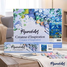 Load image into Gallery viewer, paint by numbers | Fishes and Dolphins | animals dolphins fish intermediate | FiguredArt