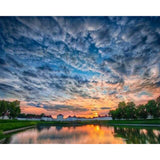 paint by numbers | Sunset on the Lake | advanced landscapes | FiguredArt