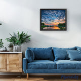 paint by numbers | Sunset on the Lake | advanced landscapes | FiguredArt