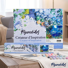 Load image into Gallery viewer, paint by numbers | Dolphins and Sea | advanced animals dolphins fish | FiguredArt