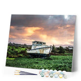 paint by numbers | Old boat | advanced ships and boats | FiguredArt