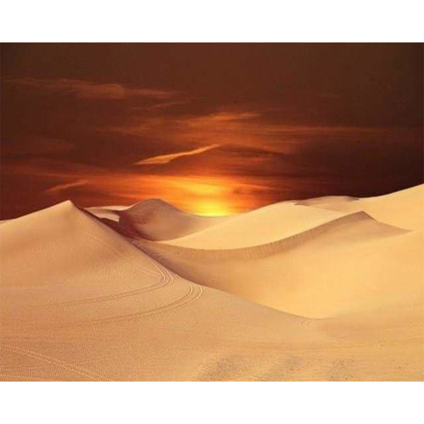 paint by numbers | Twilight in the Desert | easy landscapes | FiguredArt