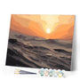 paint by numbers | Desert Sunset | intermediate landscapes | FiguredArt