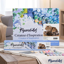 Load image into Gallery viewer, paint by numbers | Cat and kittens | advanced animals cats | FiguredArt