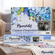 Load image into Gallery viewer, paint by numbers | Pretty cats | advanced animals cats | FiguredArt