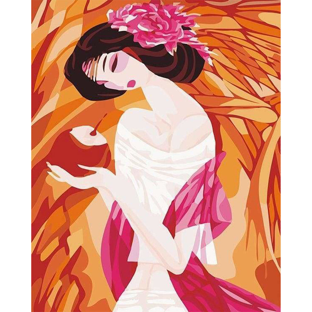 paint by numbers | Asian Lady | easy world | FiguredArt