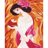 paint by numbers | Asian Lady | easy world | FiguredArt