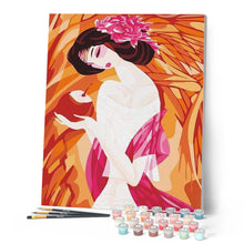 Load image into Gallery viewer, paint by numbers | Asian Lady | easy world | FiguredArt