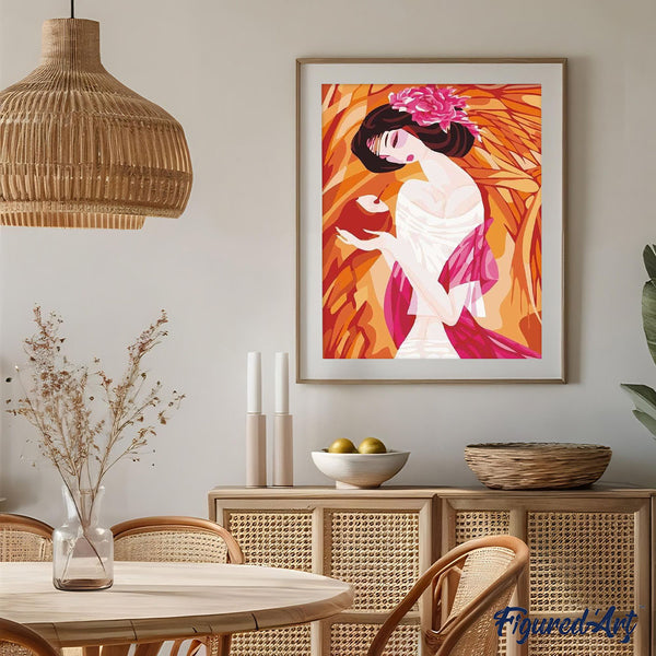 paint by numbers | Asian Lady | easy world | FiguredArt