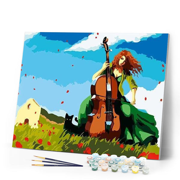 paint by numbers | Romantic melody | easy landscapes music | FiguredArt