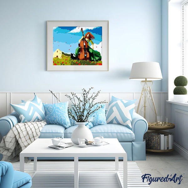 paint by numbers | Romantic melody | easy landscapes music | FiguredArt