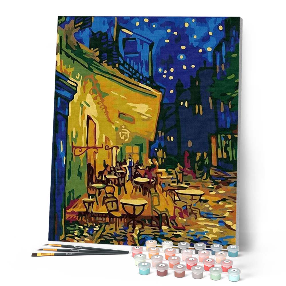 Paint by numbers - Van Gogh Café Terrace at Night – Figured'Art