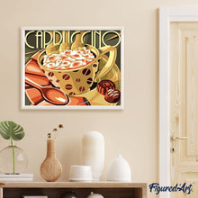 Load image into Gallery viewer, paint by numbers | Cappuccino | easy kitchen | FiguredArt