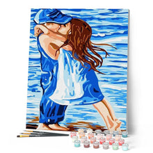 Load image into Gallery viewer, paint by numbers | Summer Kiss | easy romance | FiguredArt