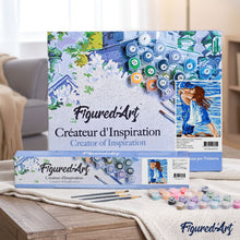 Load image into Gallery viewer, paint by numbers | Summer Kiss | easy romance | FiguredArt