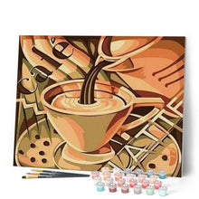 Load image into Gallery viewer, paint by numbers | Love Coffee | easy kitchen | FiguredArt
