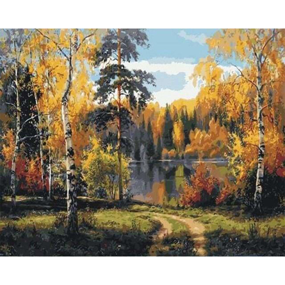 paint by numbers | Fall Landscape | advanced landscapes | FiguredArt