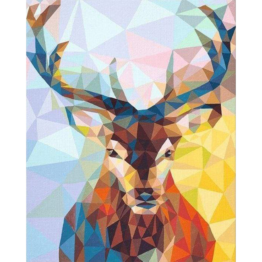 paint by numbers | Modern Reindeer | animals deer easy | FiguredArt