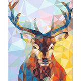 paint by numbers | Modern Reindeer | animals deer easy | FiguredArt