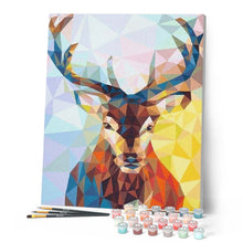 Load image into Gallery viewer, paint by numbers | Modern Reindeer | animals deer easy | FiguredArt
