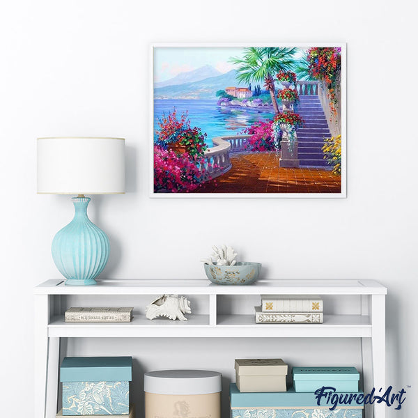 paint by numbers | European seaside landscape | intermediate landscapes | FiguredArt