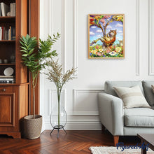 Load image into Gallery viewer, paint by numbers | Cat playing Trumpet | animals cats intermediate | FiguredArt