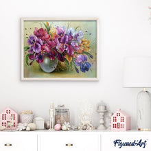 Load image into Gallery viewer, paint by numbers | Colorful Flower | easy flowers | FiguredArt