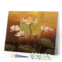 paint by numbers | Blooming Lotus | flowers intermediate | FiguredArt