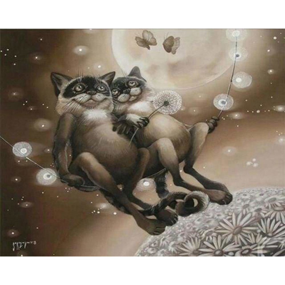 paint by numbers | Dreaming Cats | animals cats intermediate | FiguredArt