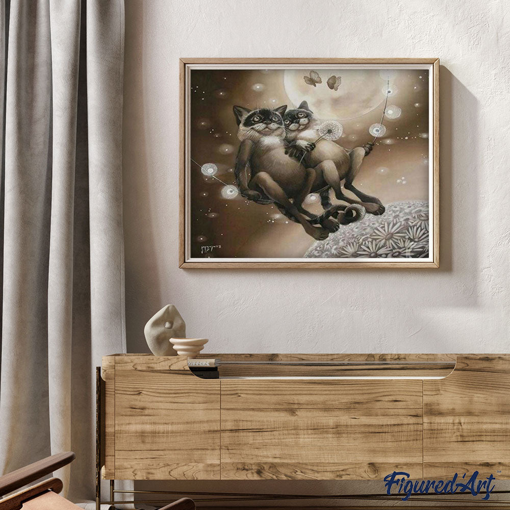 paint by numbers | Dreaming Cats | animals cats intermediate | FiguredArt
