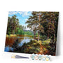 paint by numbers | Forest landscape Summer time | advanced landscapes | FiguredArt