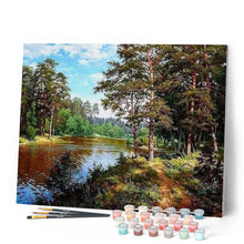 Load image into Gallery viewer, paint by numbers | Forest landscape Summer time | advanced landscapes | FiguredArt