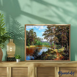paint by numbers | Forest landscape Summer time | advanced landscapes | FiguredArt