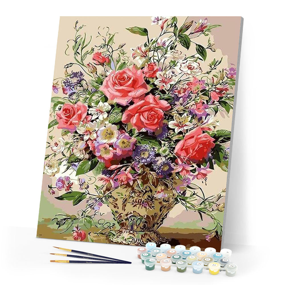 paint by numbers | Roses and Flowers | advanced flowers | FiguredArt