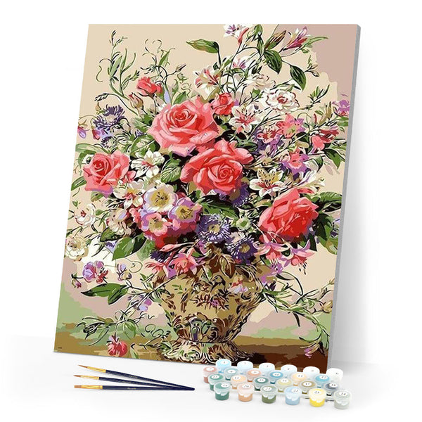 paint by numbers | Roses and Flowers | advanced flowers | FiguredArt